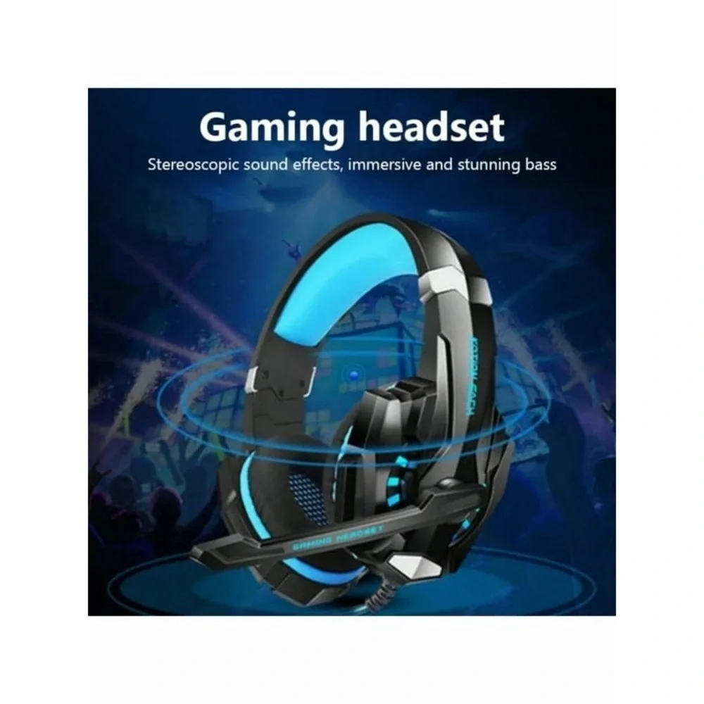 New Blue and Black Gaming Headset